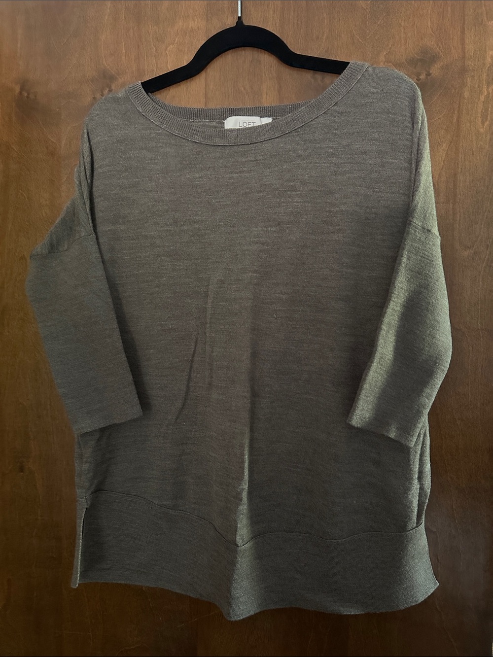 LOFT Scoop Neck Lightweight Pullover
